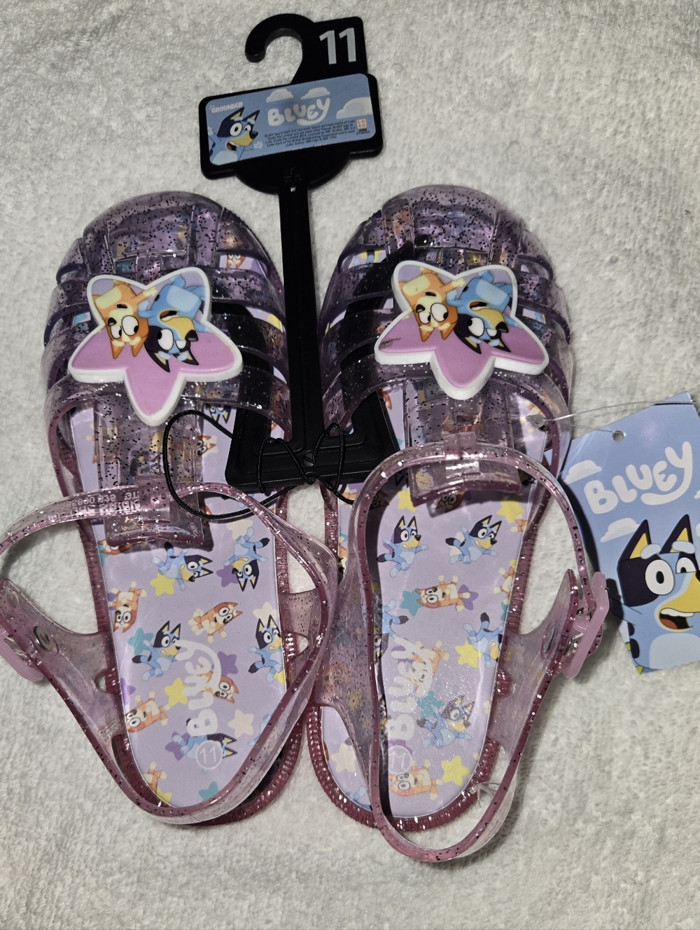 Girls Jelly Sandles Bluey and Bingo
